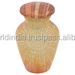 Recuerdo de mariposa grabado clásico, urna de cremación, suministros funerarios, BRASSWORLD, INDIA - Product Image 4