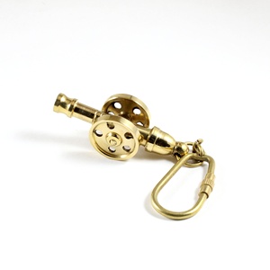 Hải lý Đồng Lớn pháo Keychain với vòng lặp khuyến mại Carabiner cho các phím - Product Image 1