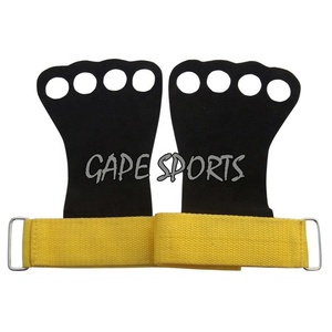 Empuñaduras de cuero unisex PK GAPE Gymnastics con 3 agujeros Mejor agarre para tirar del levantamiento de pesas y el ejercicio de la fuerza - Product Image 2