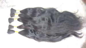 Todo el precio de venta a granel pelo ¡Super venta de cabello humano a granel! Buenos tamaños buena textura buen color indio a granel del pelo humano de remy - Product Image 3