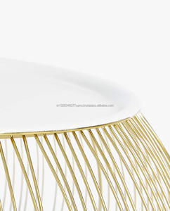Bandeja de alambre de metal dorado Mesa Muebles de sala de estar para uso doméstico - Product Image 2