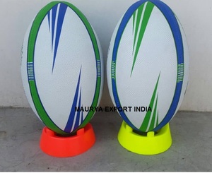 Pelota de Rugby NRL promocional de alta calidad con impresión totalmente personalizada directa de fábrica a precios al por mayor - Product Image 5