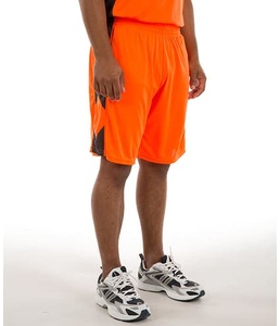 Pantalones Cortos Deportivos de Gimnasio de Punto con Cordón, Estilo Casual, Personalizados al por Mayor, a la Venta, al Mejor Precio, Pantalones de Contraste para Hombre, Colorblock, Malla Deportiva, 100% - Product Image 3