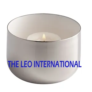 Gran regalo mujeres y hombres energía fuerte orgánica no tóxica velas de soja plata perfumada 4X4X3 pulgadas velas de cera de aromaterapia Natural