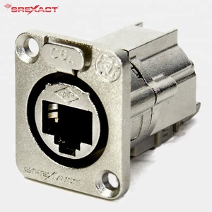 Cat6a Panel Mount <strong>Rj45</strong> <strong>Connector</strong> <strong>IDC</strong> <strong>Termination</strong> Product Category Connectors - Product Image 3
