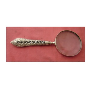 Hot Selling <b>Magnifying</b> <b>Glass</b> Antique Finishes Tiger Handle Nautical <b>Magnifying</b> <b>Glass</b> Whole Sale Best Nautical <b>Magnifying</b> Lens - Product Image 1