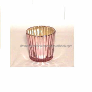 Soporte votivo de cristal para decoración interior del hogar, candelabro de METAL con diseño de estilos de luz de té - Product Image 2