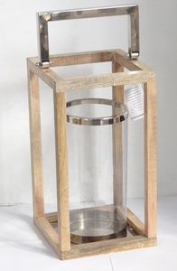 Fabricant fiable de lanterne à bougie en bois de qualité supérieure de dernière conception pour la décoration de mariage et de jardin - Product Image 5