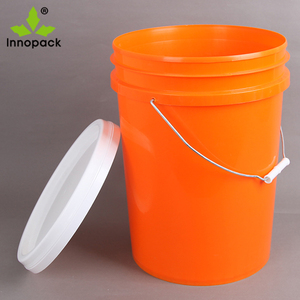 Dung Tích 20Kg Nước 20L Màu Vàng/Thùng Nhự<span class=keywords><strong>a</strong></span> Màu Cam Với Nắp Và Tay Cầm Màu Trắng - Product Image 5