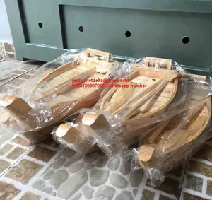 Perahu Sushi Kayu/Alat Sushi Bambu dari Vietnam