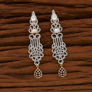 Wholesale CZ Earrings in India, Manufacturers of cz american diamond earrings and artificial jewellery