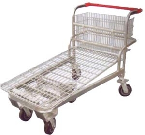Chariot de supermarché pliable de qualité supérieure, personnalisé en usine - Product Image 5