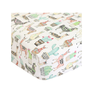 Drap de berceau doux 100% coton avec services personnalisés OEM - Product Image 1