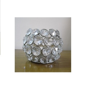 Bougeoir de Noël en cristal de haute qualité pour le bureau à domicile et les décorations de festival en aluminium et métal - Product Image 1