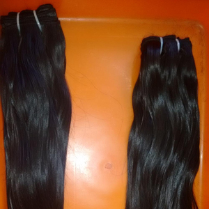 Cheveux bruts à double trame de bonne qualité Extension de cheveux humains vierges la plus vendue. Extension de cheveux humains bruts naturels - Product Image 5