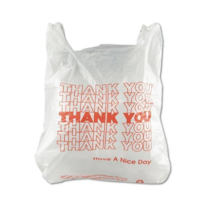 ถุงพลาสติกใส่ของแบบกำหนดเองพร้อมข้อความขอบคุณ - Product Image 1