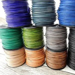 Eco Vriendelijke Ronde Lederen Koorden 2 Mm Alle Kleuren Eco Vriendelijke Voor Sieraden Maken