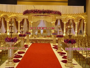 Fabricant de mandaps de mariage de dernière génération, nouveaux modèles de mandaps en fibre sculptée, mandaps de mariage indiens à vendre en Floride du Sud - Product Image 2