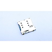 Meilleure qualité Compact MICRO SIM CARD 6 PIN PUSH TYPE METAL BODY AT pour téléphones, modules et tablettes