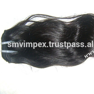 Extensiones de cabello humano indio Virgen sin procesar, venta al por mayor - Product Image 5