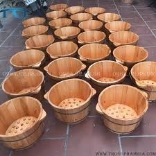 Bañera de madera para bebés, bañera de spa independiente pequeña de buena calidad - Product Image 3