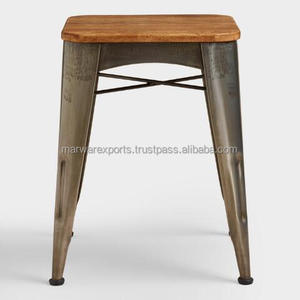 เก้าอี้ไม้เนื้อแข็งหรูหราและโลหะสำหรับตกแต่งบ้านห้องนั่งเล่นตู้เฟอร์นิเจอร์บ้านทั่วไป - Product Image 3