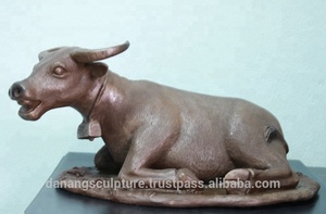 Statue de buffle couché en résine DSF-HR53 - Product Image 2