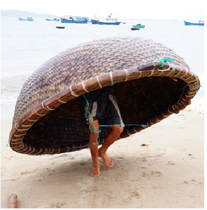 เรือตะกร้าไม้ไผ่,เรือมินิไม้ไผ่,Coracle - Product Image 5