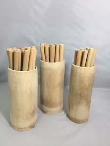 EUTECH 100%-Pailles en bambou naturel 20cm polies, sans danger pour la santé, matière organique imperméable pour la décoration intérieure - Product Image 3