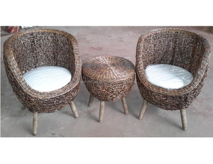 Chaise lounge œuf style moderne en rotin naturel Indonésie Mobilier d'intérieur pour le salon - Product Image 4