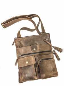 Sac à main fourre-tout en cuir de créateur d'inspiration vintage pour femmes, sac à main à usage quotidien, poignée solide, texture lisse, décoration de chaînes - Product Image 5