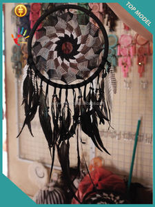 Nouvellement publié bricolage bohème capteur de rêves macramé suspendu pour la décoration de la maison - Product Image 2