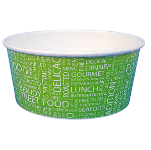 DPAP750รอบ750มิลลิลิตรความร้อนภาชนะกระดาษและฝาพลาสติกสำหรับอาหาร (ไก่ Salats TakeAway ไอศครีมคุกกี้) บรรจุภัณฑ์ - Product Image 2