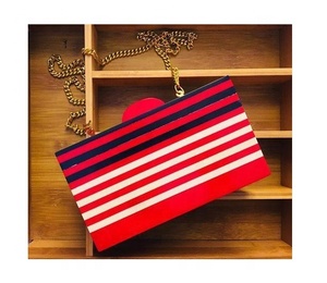 Artisanat de luxe nouveau élégant de haute qualité en résine naturelle pochette sac à main Ele sac de soirée pour femmes filles pour les mariages fêtes prix - Product Image 6