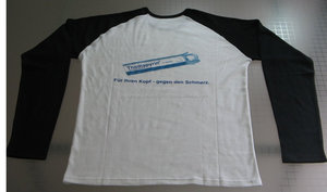 Vente en gros 100% coton solide à manches longues raglan personnalisé de haute qualité décontracté chemises à col rond sérigraphie Anti-rides 180g - Product Image 6