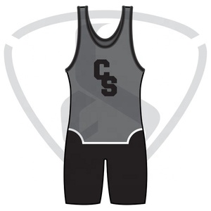 Customized Factory Wholesale <b>Weightlifting</b> Uniform High Quality Professional <b>Weightlifting</b> Uniforms Men's Wrestling <b>Singlets</b> - Product Image 1