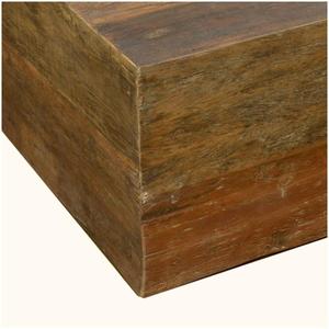 Mesa de centro estilo caja cuadrada de madera antigua rústica/muebles de madera de barco - Product Image 3