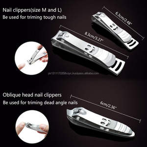 Funko Pop — coupe-ongles en acier inoxydable noir, ensemble pour manucure et pédicure, soin des cuticules, accessoire de toilettage - Product Image 6