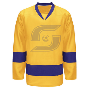 Personnalisable de haute qualité à manches longues Maillot de hockey sur glace avec le nom de l'équipe Dernière conception - Product Image 2