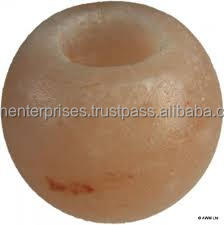 Lampes en cristal de sel rose de l'Himalaya Bougeoir en coeur en pierre artisanale unique pour les mariages Emballage de boîte d'impression personnalisée - Product Image 6