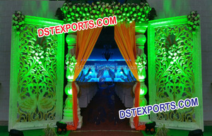 Panel FRP de fibra de Jaali con temática de pavo real, Panel de boda con pavo real, diferentes paneles de fondo, fabricante - Product Image 4