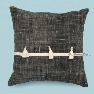 Square Knitted Cotton <b>Cushion</b> <b>Cover</b> Eco-Friendly Washable Back Support Throw Pillow Bohemian Style Wholesale - Product Image 4