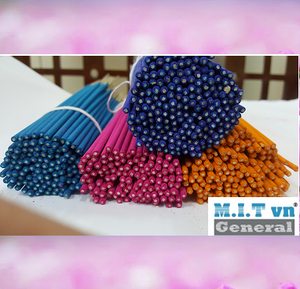 Bâtons d'encens de charbon de bois de haute qualité 19 ''11'' matériel coloré pour un usage religieux fait Viet Nam diffuseur d'aromathérapie encens - Product Image 6