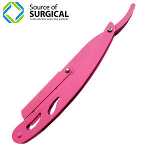 Rasoirs BEIKELIN professionnel droit métal acier inoxydable rasage lame unique bord droit barbier rasage bois sécurité - Product Image 1