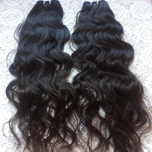 Cheveux indiens vierges non traités cuticule alignée fermeture à lacet péruvien pince à blanchir vague brute paquet de boucles extensions de cheveux humains en vrac - Product Image 6