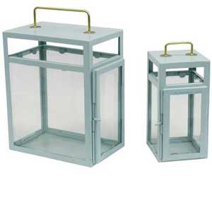 Nouvelle lanterne de bougie en filigrane avec verre pour décoration de noël - Product Image 3