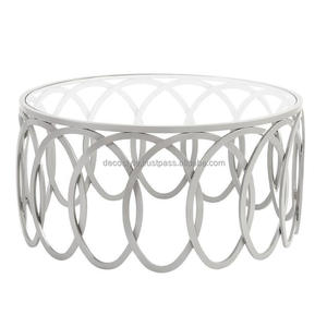 Treillis métallique en métal table basse - Product Image 4