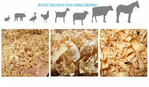 เครื่องโกนไม้สำหรับเครื่องนอนสัตว์ปีก (ไม้สน/ไม้ผสม) คุณภาพสูง - Product Image 6