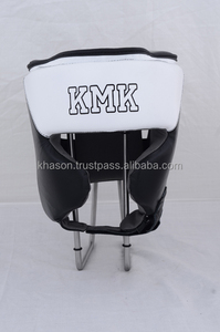 Casque de boxe KHASON de haute qualité, 8 oz, en cuir PU, avec sangle de poignet réglable, unisexe, pour l'entraînement et les combats - Product Image 4