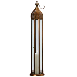 Brass Antique Tall <b>Moroccan</b> <b>Lantern</b> - Product Image 1